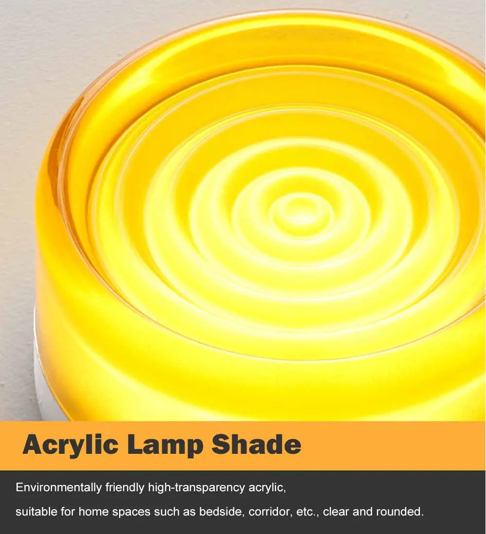Nordic LED Wall Lamp Designer Small Wall Sconces Bedside Room Decor Light Living Room Hotel Aisle Smoke Grey Lighting Fixture