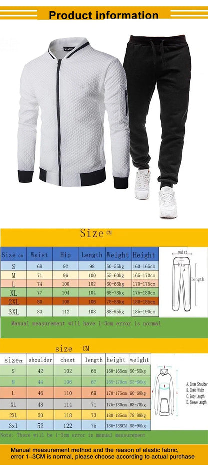 2025 New Mens Tracksuit Set Two Piece Tracksuit Men Fashion Jogging Suit Outfits Men Spring Autumn Baseball Sports suit set Wear