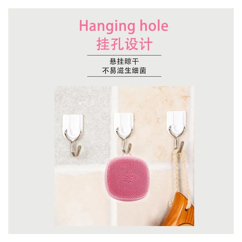 Silicone Face Scrubber for Men and Women Facial Cleansing Brush Silicone Face Wash Brush Manual Cleansing Skin Care Face Brushes