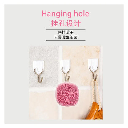 Silicone Face Scrubber for Men and Women Facial Cleansing Brush Silicone Face Wash Brush Manual Cleansing Skin Care Face Brushes