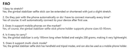 Handheld Gimbal Stabilisateur Estabilizador Selfie Stick Smartphone Action Kameralar Bluetooth Tripod For Live Broadcast