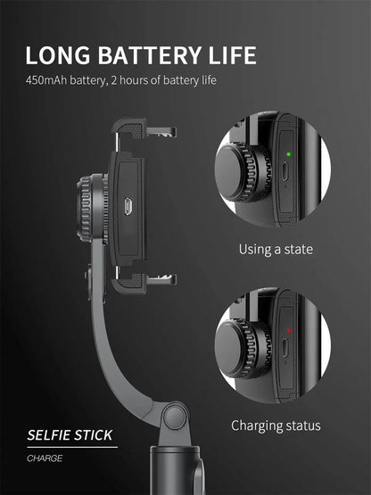 Handheld Gimbal Stabilisateur Estabilizador Selfie Stick Smartphone Action Kameralar Bluetooth Tripod For Live Broadcast