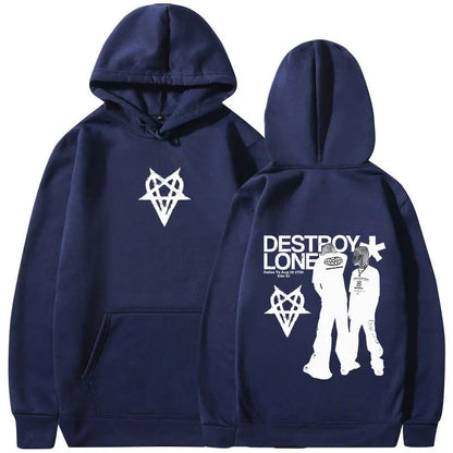 Men Fashion Hoodies Men Women Hooded Sweatshirts Fashion Hip Hop Casual Pullovers Autumn Boys Girls Black Streetwear Hoodie