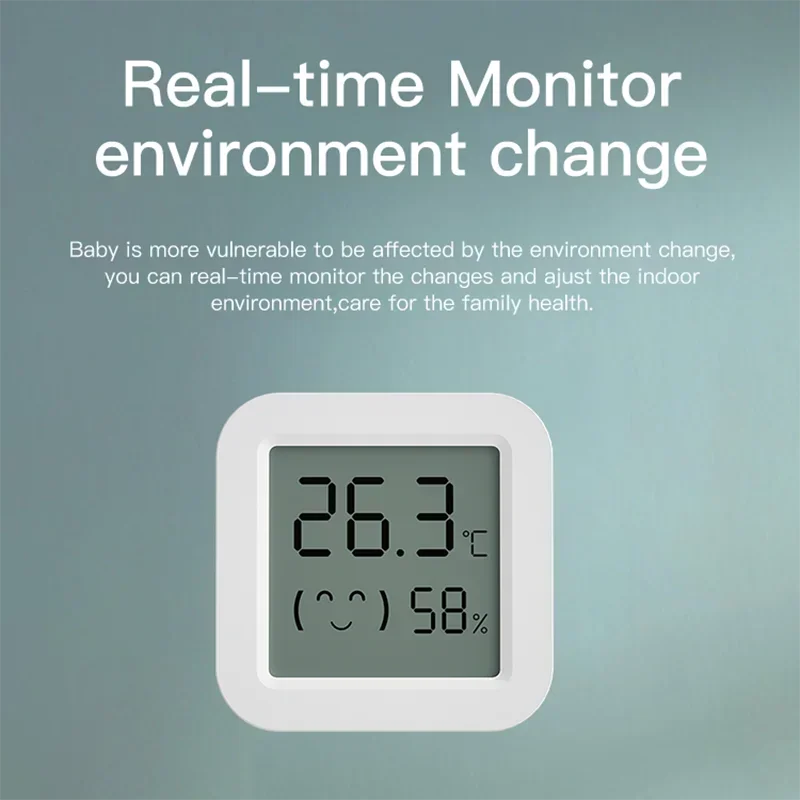 Tuya Zigbee Temperature Humidity Sensor Mini LCD Digital Display SmartLife APP Remote Monitoring Indoor Thermometer Hygrometer