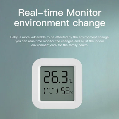 Tuya Zigbee Temperature Humidity Sensor Mini LCD Digital Display SmartLife APP Remote Monitoring Indoor Thermometer Hygrometer