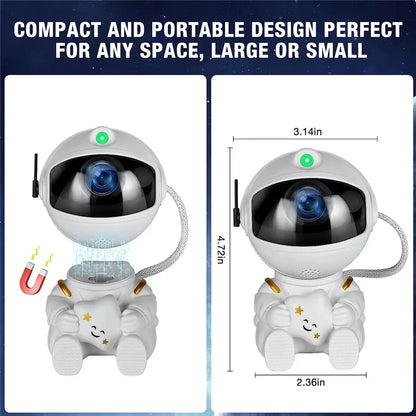 Galaxy Star Projector Night Light Astronaut Space Ceiling LED Lamp for Bedroom Home Decor Kids Gift - Starry Nebula Projector
