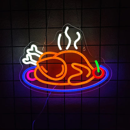 Gourmet Led Neon Sign, Used For Wall Business Decor, Usb Powered, Restaurant, Fast Food Restaurant, Shop Window Wall Lamp.