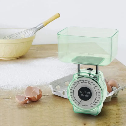 Kitchen Scale Restaurant Cooking With Easy Reading Mechanical Tool Spring Kitchen Weighing 1kg Portable Dial Scale Vegetabl