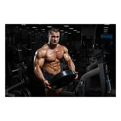 Fitness Motivation Canvas Art  Sexy Bodybuilding Girl Poster Gym Weightlifting Wall Decor for Living Room Bedroom Home Gym Fitne