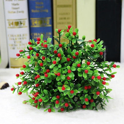 Artificial Plant Vivid Realistic Appearance Photo Props Home Decoration Fake Greenery Grass Ivy Leaf Wreath Silk For Living Room