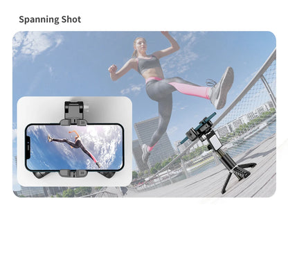 Desktop Gimbal Stabilizer 360° Rotation Smart Track Mode Selfie Stick with Remote Control for iPhone Cell Phone Smartphone