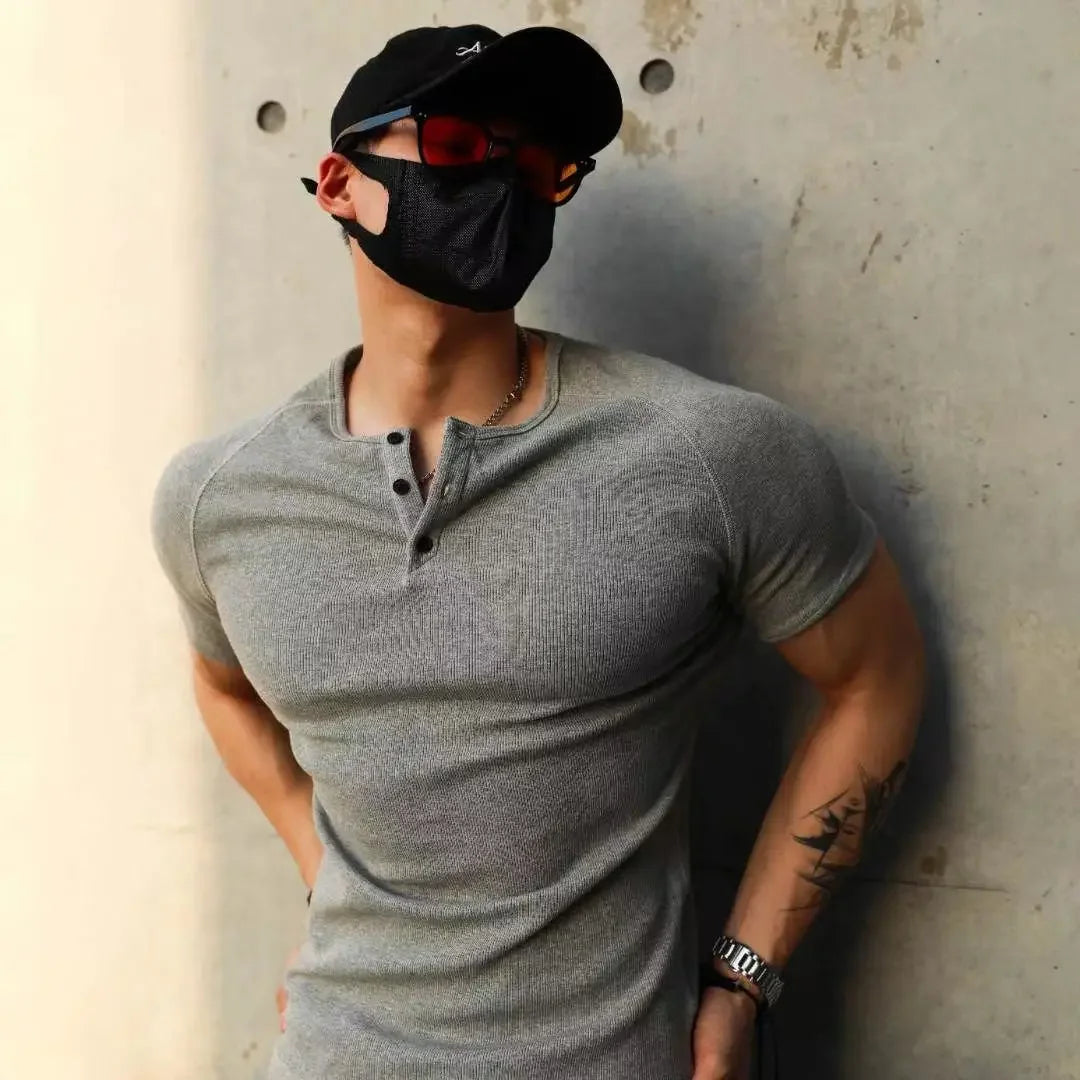 Man Tee Shirts Gym Top Slim Fit Skinny T Shirt For Men Plain White No Logo Muscles Cheap Clothes And Comfortable Y2k New In Xl