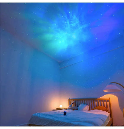 Galaxy Star Projector Night Light Astronaut Space Ceiling LED Lamp for Bedroom Home Decor Kids Gift - Starry Nebula Projector
