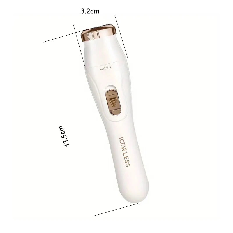 3-in-1 electric hair removal set, USB rechargeable nose hair trimmer, underarm, leg hair, nose hair removal device