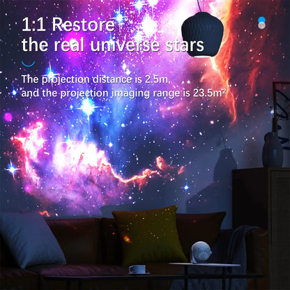 Galaxy Projector Lamp Pro Version 13-In-1 Film Sheet Larger Projection Area Suitable for Gifts