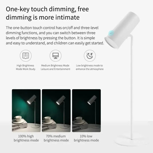 Sunset Eye Protection Table Lamp  USB Touch Dimming Reading Light for Study Flashlight Bedroom Bedside Decor Photo Desk Lamps