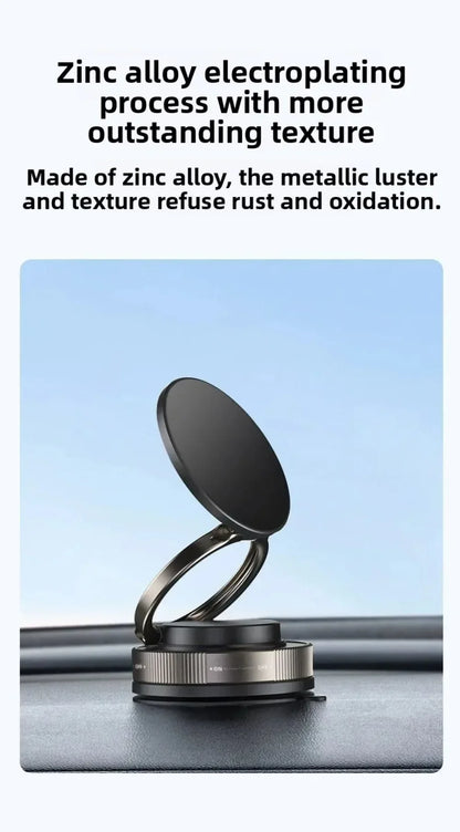 Magnetic Phone Holder for car, 360° Rotatable, Foldable & Adjustable Magnetic Car Mount, , Compatible with iPhone & Other Phones