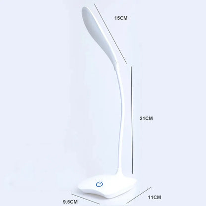 LED Reading Desk Lamp Portable Desk Lamp USB Charging Table Light Touch Dimming Learn Eye Protection Light Room Office Lighting