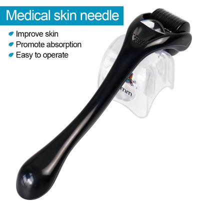 1Pcs Derma Roller 0.2/0.25/0.3mm for Hair Beard Grow Titanium 540 Microneedles Cosmetic Beauty Facial Device for Women and Man