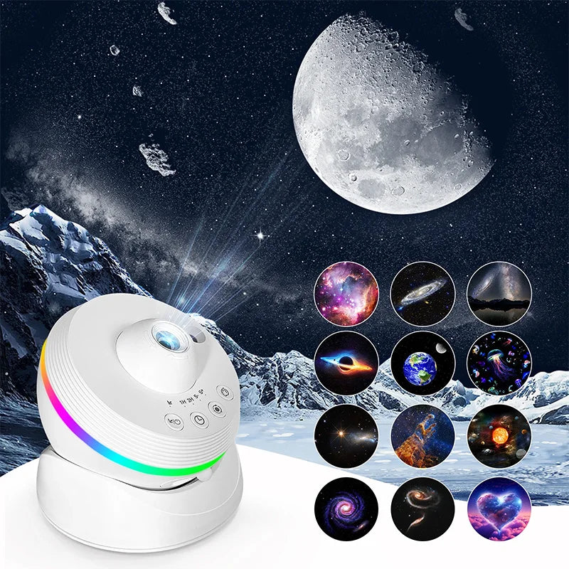 Galaxy Projector Lights Star Lamp with Meteor Effects and Timer LED Space Galaxy Lamp Room Decor for Adults Kids Christmas Gift