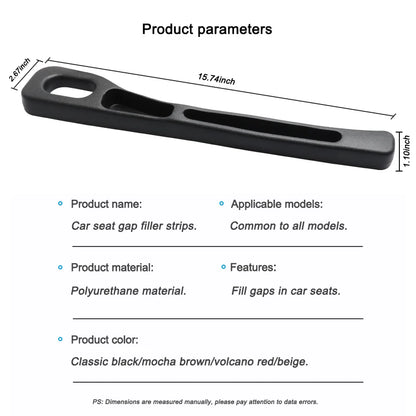 1Pcs Car Seat Gap Filler Side Seam Plug Strip Leak-proof Filling Strip For All Car Model Wallet Phone Holder Car Accessories