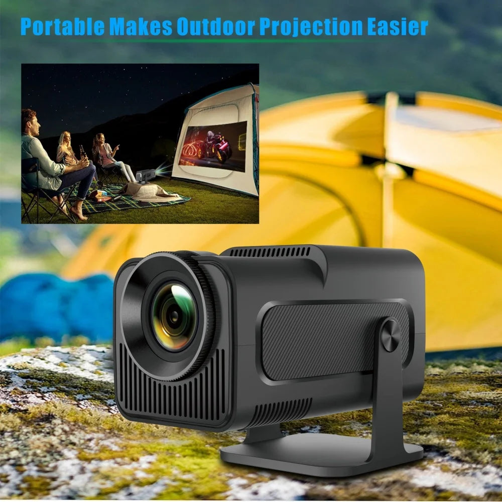 Mini Portable Projector Newly Native HY320 720P  Android11 4K 300ANSI Projector Wifi6 BT5.0 Cinema Outdoor Rotable Projector