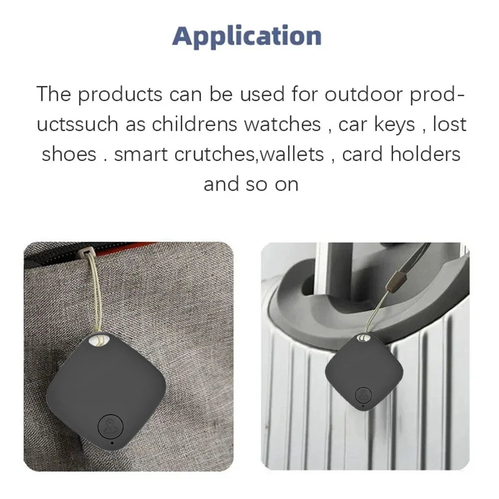 Smart Bluetooth GPS Tracker Tag Anti-Lost Reminder Compatible with Android IOS Car Key Pet Finder Rated Locator