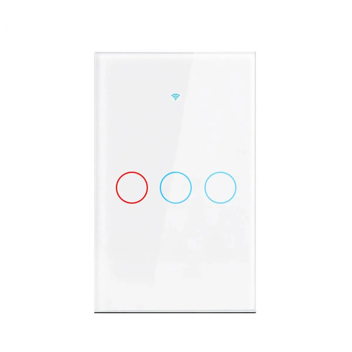 Work with Tuya WIFI Smart Home Wireless Remote Control Switch Light Wall US/EU Glass Touch Panel Voice by Alexa Google Home