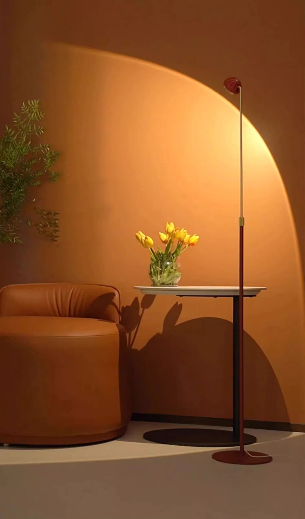 Sun Set Floor Lamp Minimalist Living Room Corner Lamp Bedroom Bedside Cafe Hotel Indoor Decor LED Atmosphere Tall Standing Lamp