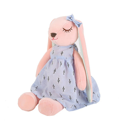 34/45/55cm Plush Rabbit Doll Cute Cartoon Plushies Throw Pillow Bunny Rabbit Stuffed Animal Toy for Baby