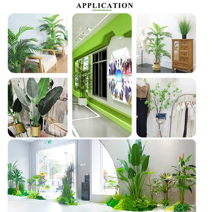 Artificial Leaf Plants Faux Birds Of Paradise Artificial Plant