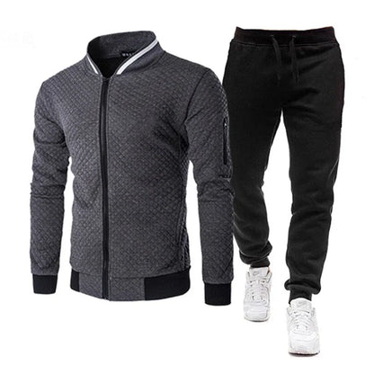 2025 New Mens Tracksuit Set Two Piece Tracksuit Men Fashion Jogging Suit Outfits Men Spring Autumn Baseball Sports suit set Wear