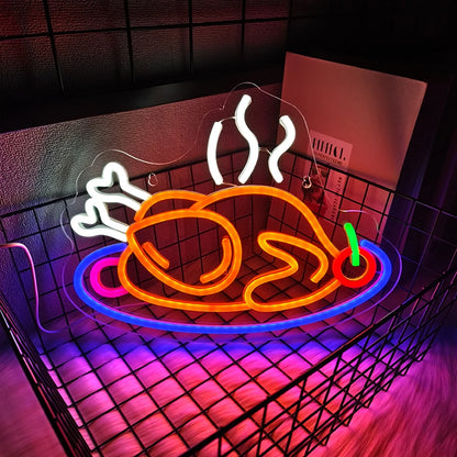 Gourmet Led Neon Sign, Used For Wall Business Decor, Usb Powered, Restaurant, Fast Food Restaurant, Shop Window Wall Lamp.