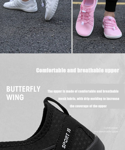 New Minimalist Shoes for Men Wide Toe Barefoot Casual Sneakers Women Mesh Breathable Unisex Sneakers Lightweight Walking Shoes