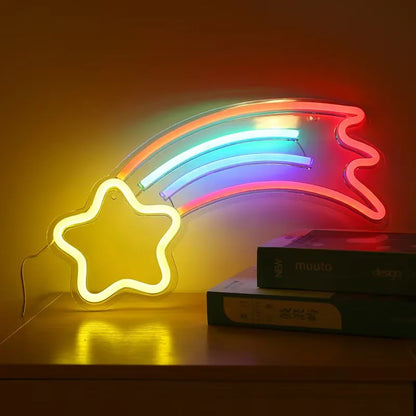 LED Neon Signs Acrylic Custom Neon Sign Kids Name Birthday Logo Personalized Family Home Wedding Wall Decor LED Lights Gifts