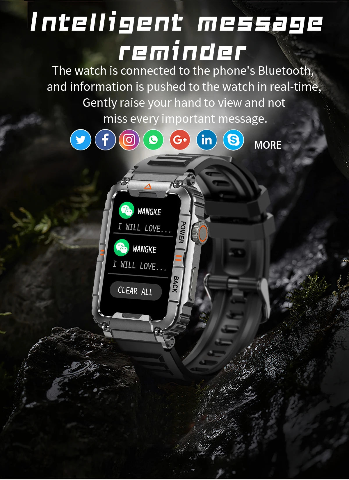 2026 Fitness Tracker Smart Watch for Men and Women with Heart Rate Sleep Monitor 100+ Sports Modes IP67 Waterproof Smartwatches