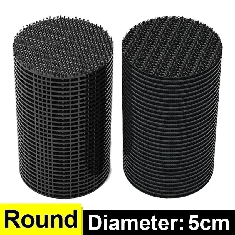 Nylon Double-sided Adhesive Sofa Self-adhesive Foot Pad Invisible Fixing Stickers Punch-free Non-slip Velcro  Self Adhesive