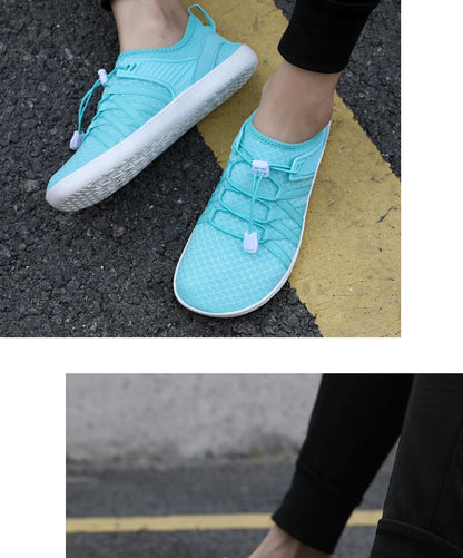 New Minimalist Shoes for Men Wide Toe Barefoot Casual Sneakers Women Mesh Breathable Unisex Sneakers Lightweight Walking Shoes