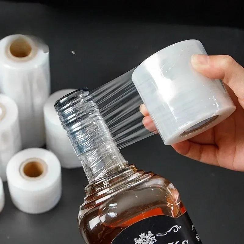 1pc 3cmx1500/6500cm  Leak-Proof Stretchable Wine/Liquor Bottle Seal - Anti-Evaporation, Anti-Aging White Film for Secure Storage