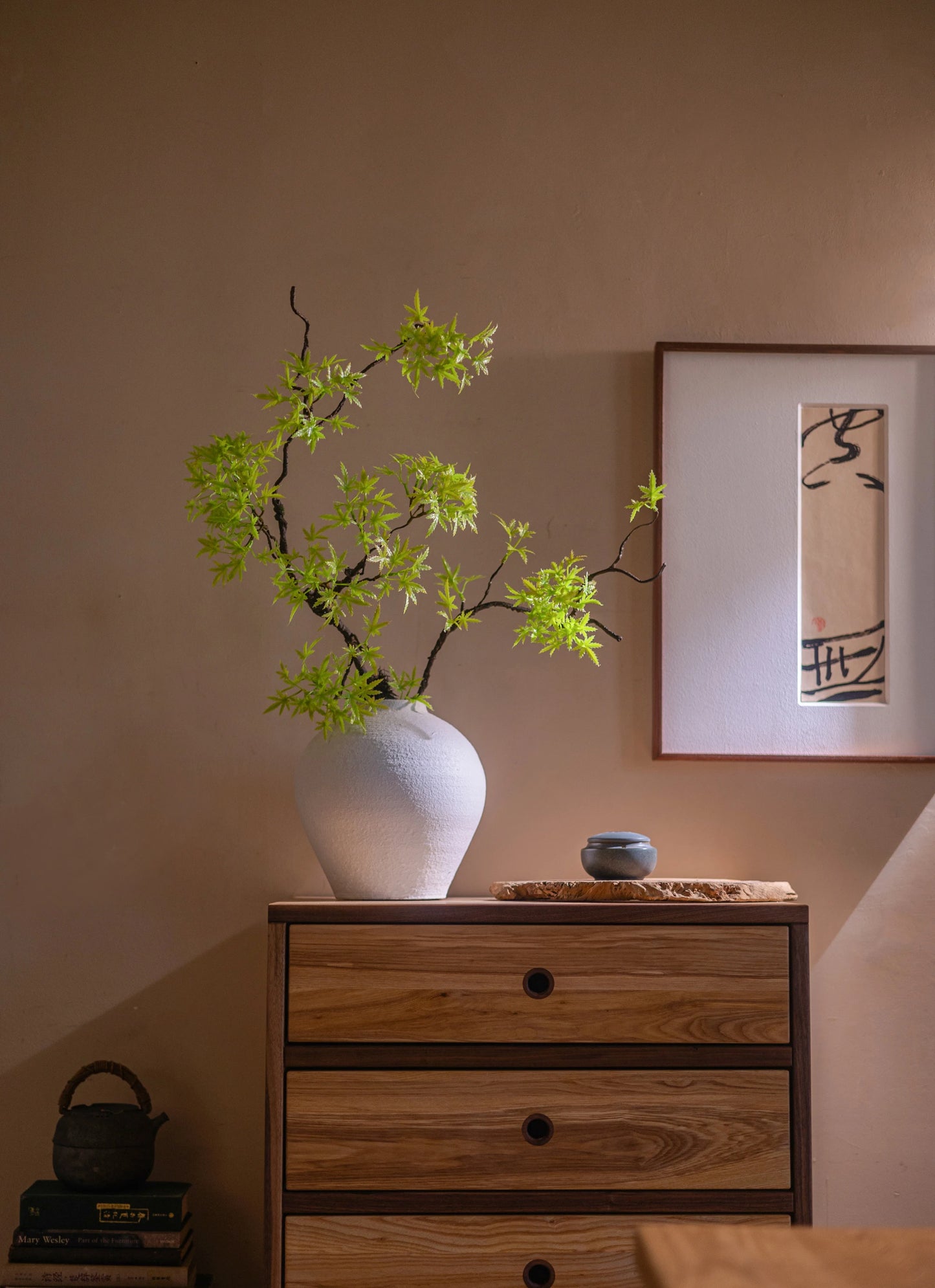 Artificial Green Plants To Welcome Guests Pine Maple Leaves Fake Flower New Chinese Style Simulated  Bonsai Flower Decorations