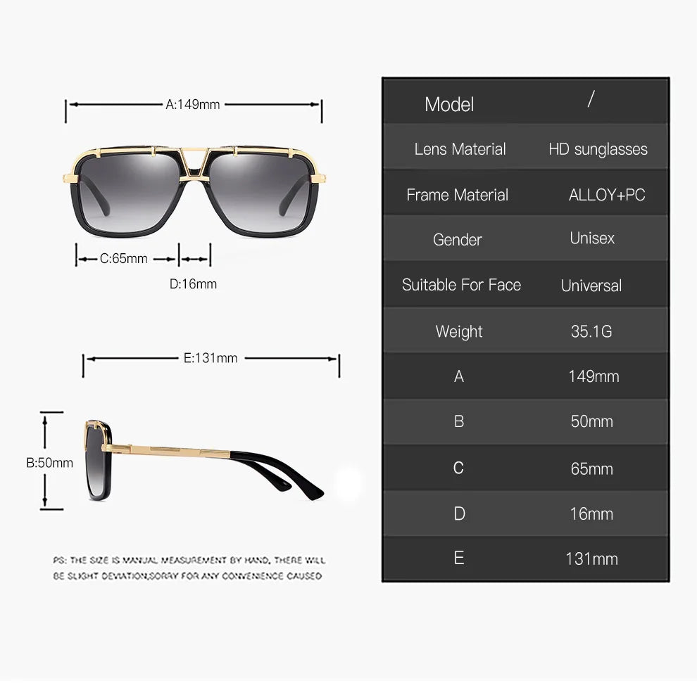 Sunglasses For Men And Women Classic Sunglasses Big Glasses Driving Glasses Fishing Glasses Vacation Climb Mountains Sunglasses