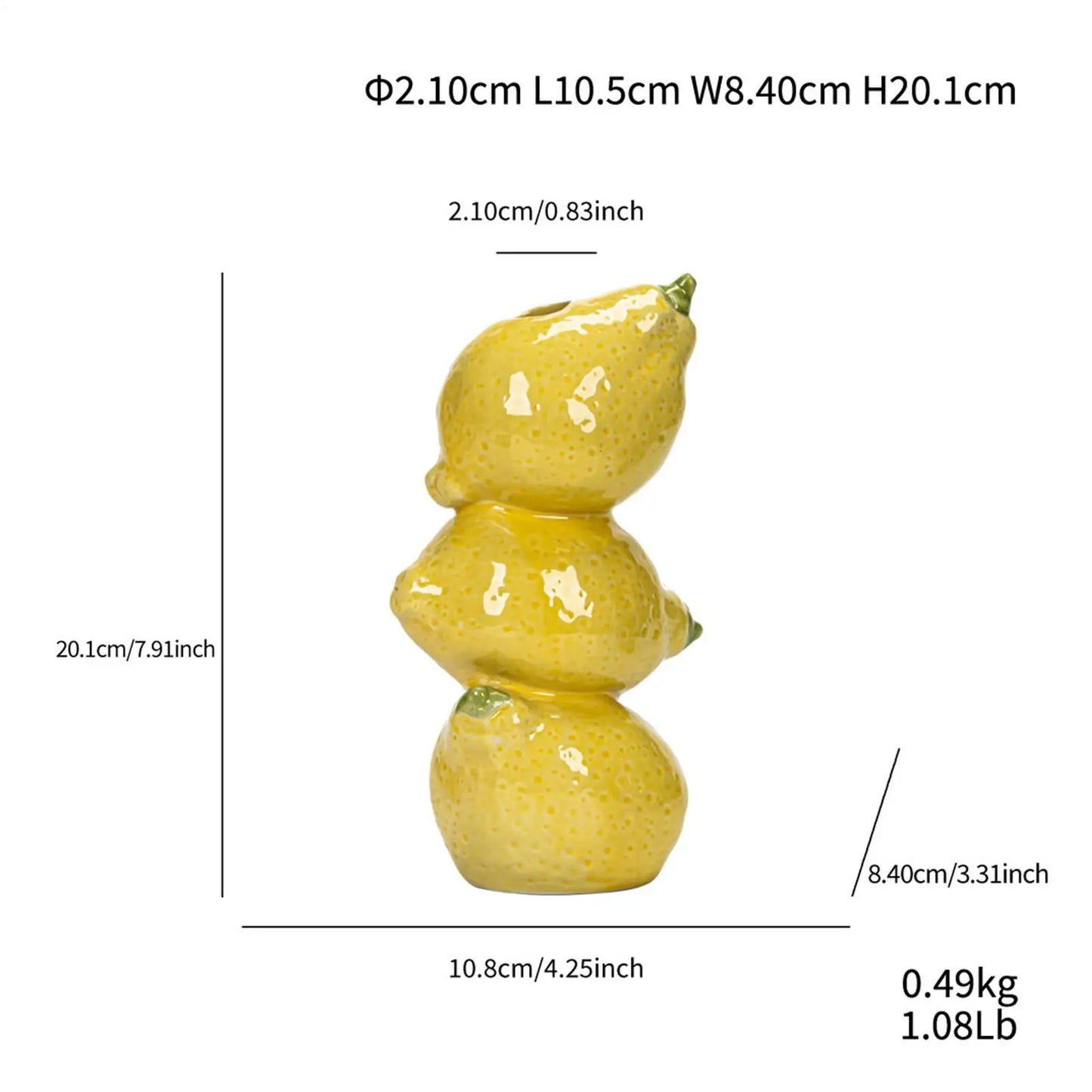 Ceramic Fruit Vase Decorative Ceramic Vase For Flowers Floral Container Party Kitchen Decorations For Table Centerpieces Offices