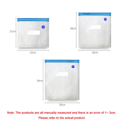 Food Vacuum Bags Reusable Vacuum Bags Small Large Size Vacuum Sealed Food Bags Food Storage Bag 10Pcs Vacuum Packaging Bags