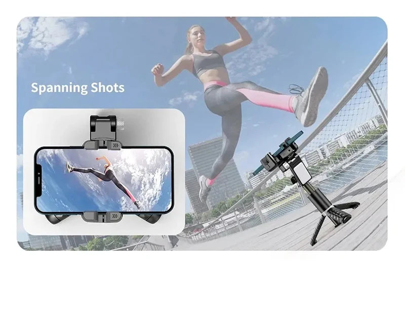 360 Rotation Following Shooting Mode Gimbal Stabilizer Selfie Stick Tripod Gimbal Phone Smartphone Live Photography