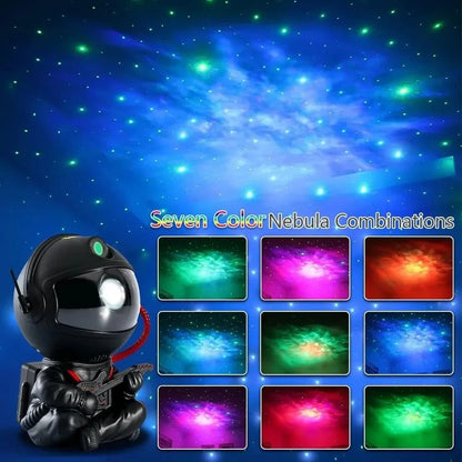 Galaxy Star Projector Night Light Astronaut Space Ceiling LED Lamp for Bedroom Home Decor Kids Gift - Starry Nebula Projector