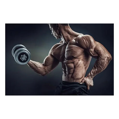 Fitness Motivation Canvas Art  Sexy Bodybuilding Girl Poster Gym Weightlifting Wall Decor for Living Room Bedroom Home Gym Fitne