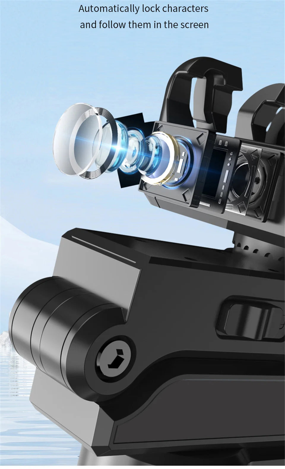 FANGTUOSI 2026 NEW Foldable Smartphone Handheld Gimbal Cellphone Video Record Vlog Stabilizer for iPhone 14 Xiaomi Huawei