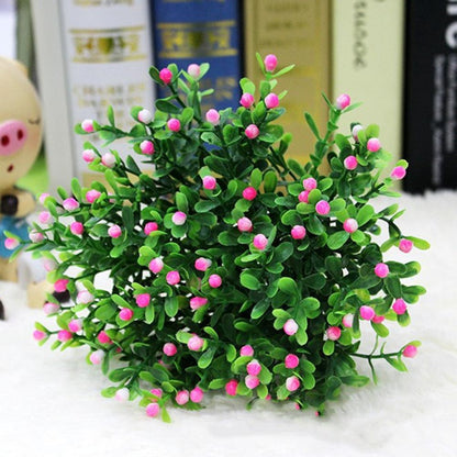 Artificial Plant Vivid Realistic Appearance Photo Props Home Decoration Fake Greenery Grass Ivy Leaf Wreath Silk For Living Room