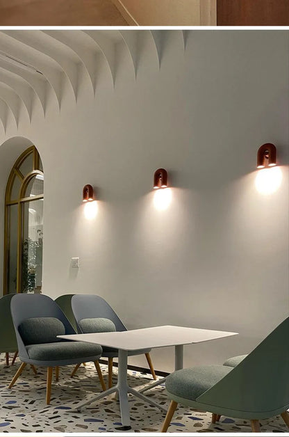 Nordic LED Wall Light U Shaped Art Lamps For Bedroom Bedside Living Room Corridor TV Background Home Indoor Simple Decor Fixture
