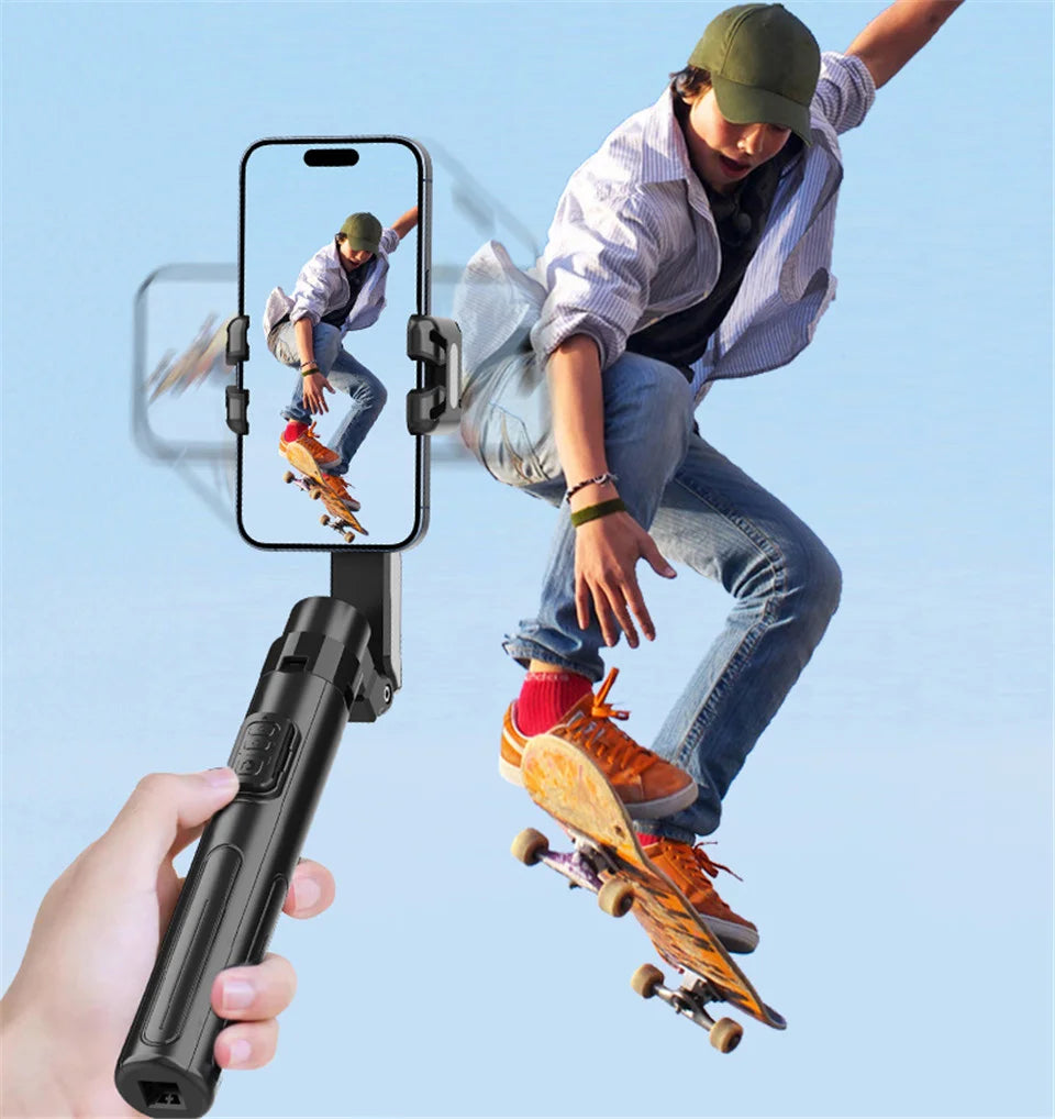 FANGTUOSI 2026 NEW Foldable Smartphone Handheld Gimbal Cellphone Video Record Vlog Stabilizer for iPhone 14 Xiaomi Huawei